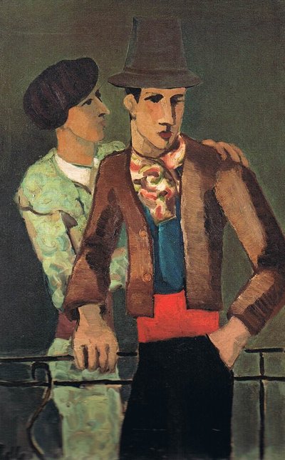 Picador, Held by a Torero on the Shoulder by Helmut Kolle